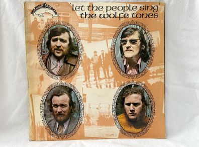 Wolfe Tones Let The People Sing LP 1972 Irish Press DOL 1004 A1/B1 + Insert
