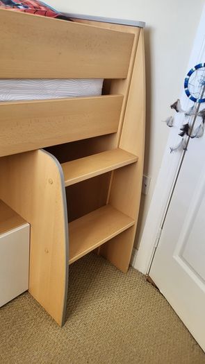 bed, Desk and storage combination
