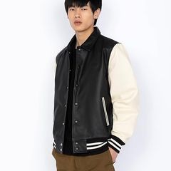 Schott NYC Men's Lccoachvars Jacket , Lambskin Leather, Size XL