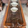 Vintage Pyrex Rustic Brown Trees Casserole Set Image 10