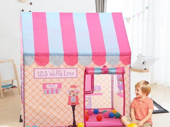 Kids Play Tent Girls Pink Princess Castle Portable Playhouse Outdoor Play Children's Party Tents (FREE POSTAGE)