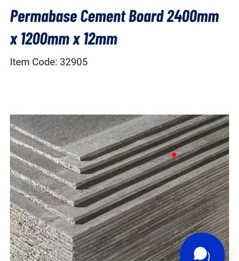 Permabase cement boards x 3