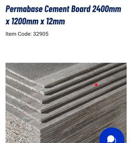 Permabase cement boards x 3