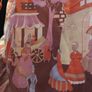1960s 1970s Vintage Nightwear Wearable Art Dress Image 6