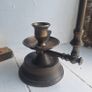 Victorian Brass Chamberstick Candle Holder Image 2