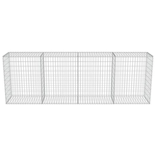 Gabion Wall with Covers Galvanised Steel 300x50x100 cm