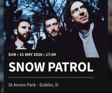 2x Snow patrol tickets