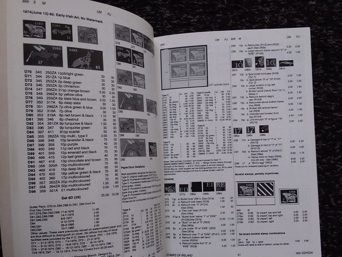 BOOK SALE ------ Stamps of Ireland : MacDonnell Whyte - Specialised Handbook , 1991 Edition