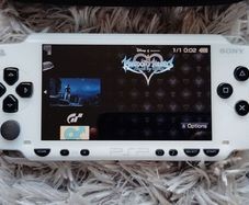 Psp 1003 Modded White 64gb Original Battery Original charger