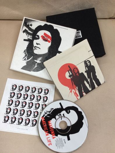 Madonna American life limited box set stamps cd hits