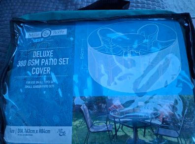 Heavy duty round patio table and chairs cover
