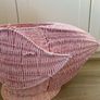Big flamingo pink basket Image 3