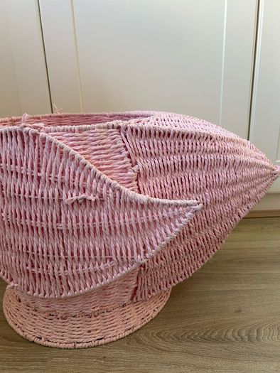 Big flamingo pink basket