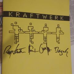 Kraftwerk Multimedia Tour Signed Programme