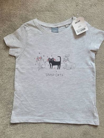 BNWT - Next Girl's Short Sleeve Top, size: 2-3 Years