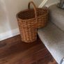 Wicker Stair Basket with Handle - as new Image 4