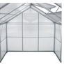 Aluminium Greenhouse Garden Greenhouse Various Models 250 x 185 x 195 cm with Base Image 5
