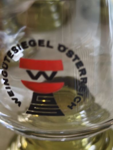 Set Of 6 Vintage 1960 Osterreich Gutesiegel Wein Wine Glasses
