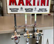 Martini Bar  Mancave Stand  Alcohol Liquor Optic Spirit Dispenser