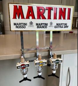 Martini Bar  Mancave Stand  Alcohol Liquor Optic Spirit Dispenser