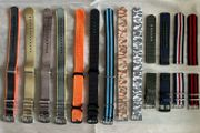 Nato nylon fabric 22mm watch straps