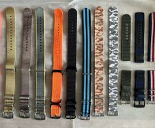 Nato nylon fabric 22mm watch straps