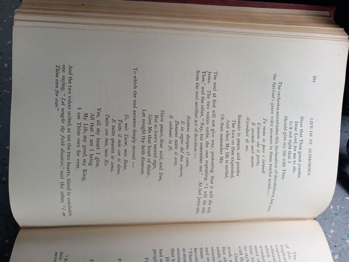 book vintage Life Of St Alphonsus M de'liguori  Vol 1 old vintage