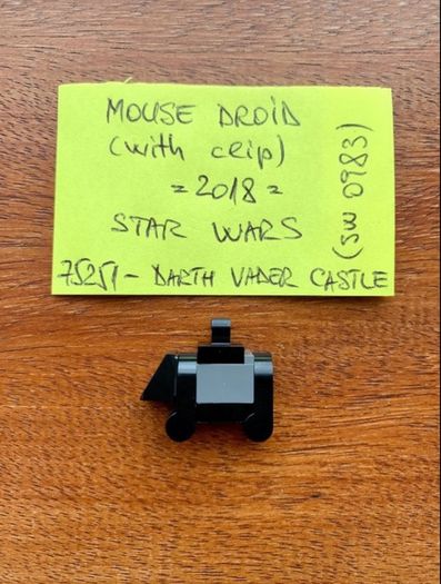 Lego minifigure Mouse Droid (with clip) sw0983 - 2019