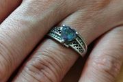 Sterling Silver Ring - Size N - Stamped for Silver (S78)