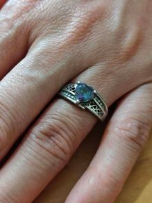 Sterling Silver Ring - Size N - Stamped for Silver (S78)