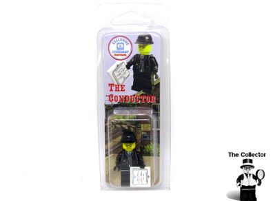 Lego Brick Loot Exclusive Custom Printed The Conductor New Exclusive Mail Away Only Minifigure  RARE AND HARD TO FIND