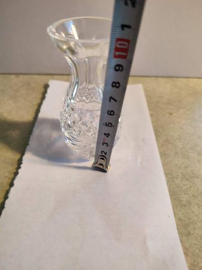 Small Crystal Vase No Stamp.
