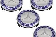 4PCS Mercedes Centre Caps 75MM