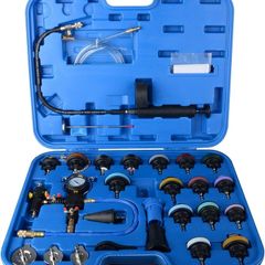 NEW SALE | 28pcs Universal Radiator Pressure Tester Kit, coolant Pressure Tester kit coolant Vacuum Refill kit for Cooling System