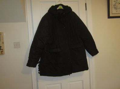 Black 3/4 length     size XXL