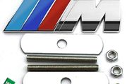 Bmw M Sport Front Grill Chrome Badge Emblem For M Bmw E90 E60 F10 F30 E46 G20 X1 X3 X4 X5 X6 E70 F20 E39 E92 E63