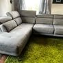 L right facing sofa grey fabric Image 7
