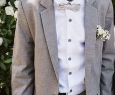 John rocha grey suit age 7/8