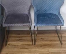 Set of 4 Velvet Dining Chairs (4 matching chairs different colour also available)