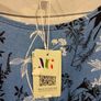 Blue Floral Print Long Sleeve T-Shirt Top Size XL BNWT Image 2