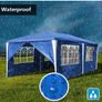 High Quality 3 x 6 m Gazebo Party Tent UV Marquee Protection Tent with 6 Side Panels and Waterproof Tent Image 3