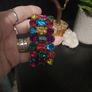 multicoloured jewelled bracelet Image 3