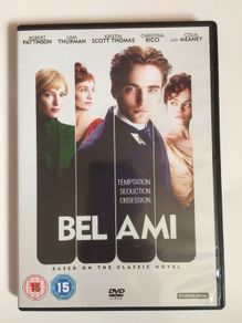 Bel Ami [2012] Robert Patterson, Uma Thurman, Christina Ricci, Kristin Scott Thomas & Colm Meaney [Movie DVD]
