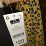 ladies new with tags yellow and black print dress open to offers Image 2