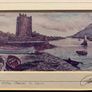 vintage print of Narrow Water Castle Image 2