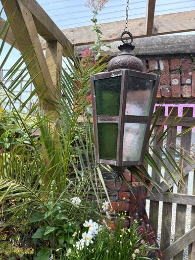 Large Antique Candle Lantern