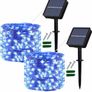 Solar Fairy Lights Outdoor, 2 Pack 12M/40Ft 120LEDs Solar String Lights, 8 Modes Waterproof solar Garden Lights Indoor/Outdoor (MULTIPLE COLOURS) Image 2