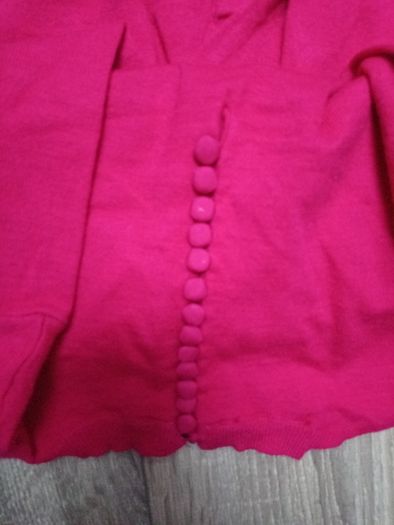 Bnwt Raspberry Button Back Jumper