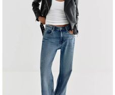 Faux leather jacket