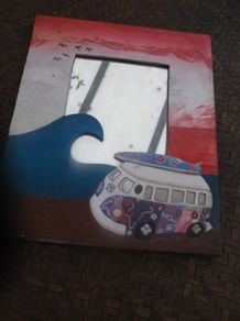 Lovely Hippie Bus Mirror